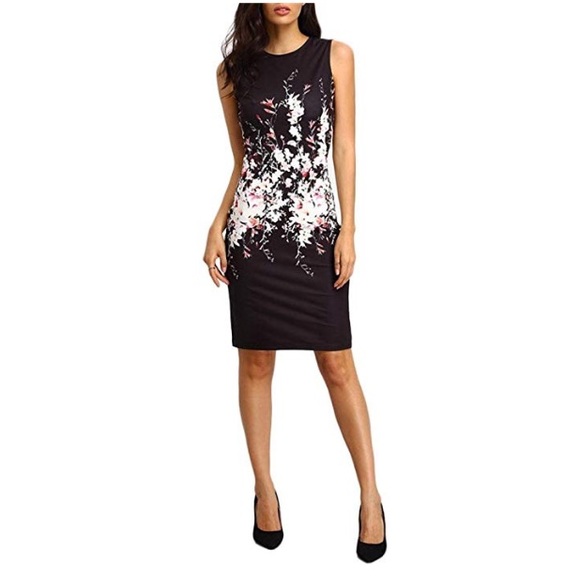 Floral Bodycon Dress - Picture 7 of 7